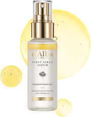 d'Alba Italian White Truffle First Spray Serum, Hydrating Face Moisturizer, Glow Serum for Radiant Skin, Non Comedogenic, All In One Mist, Vegan & Desert-Adapted 100ml - 50 ml (Pack of 1)