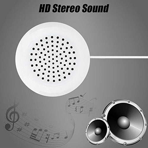 Sorandy Mini Portable Speaker, Cell Phone Speaker, 3.5mm Mini Stereo Speaker Pillow Speaker for MP3, Phone, Tablet, Laptop, Plug and Play
