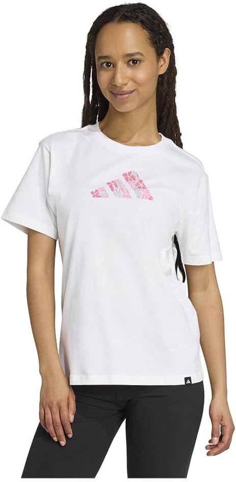 Women Soft Side Graphic T-Shirt - White