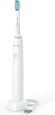 Philips Sonicare Rechargeable Electric Toothbrush 1100 Series, White, HX3641/01 Certified UAE 3 Pin