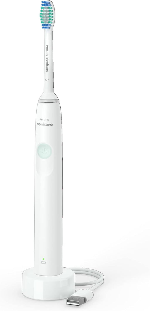 Philips Sonicare Rechargeable Electric Toothbrush 1100 Series, White, HX3641/01 Certified UAE 3 Pin