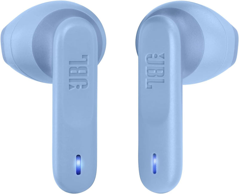 JBL Wave Flex True Wireless Earbuds, Deep Base Sound, Comfortable Fit, 32H Battery, Smart Ambient + Talkthru, Hands-Free Call, VoiceAware, Water and Dust Resistant - Blue, JBLWFLEXBLU