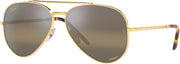 Rb3625 New Aviator Sunglasses - Legend Gold/Polarized Clear Gradient Dark Brown