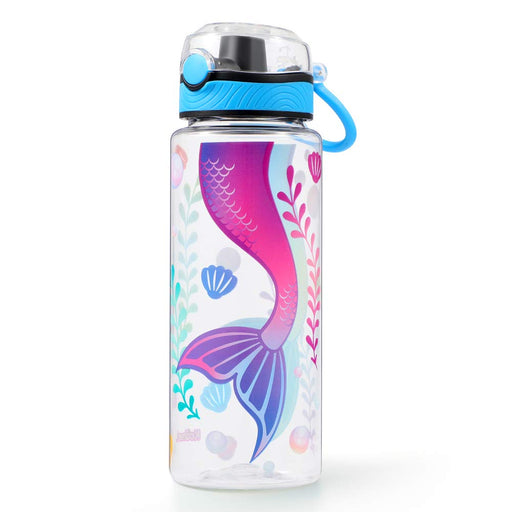Home Tune Cute Water Bottle for School Kids Girls, BPA FREE Tritan & Leak Proof Flip Top Lid & Easy Clean & Carry Handle, 23oz/ 680ml (Mermaid, 23oz)