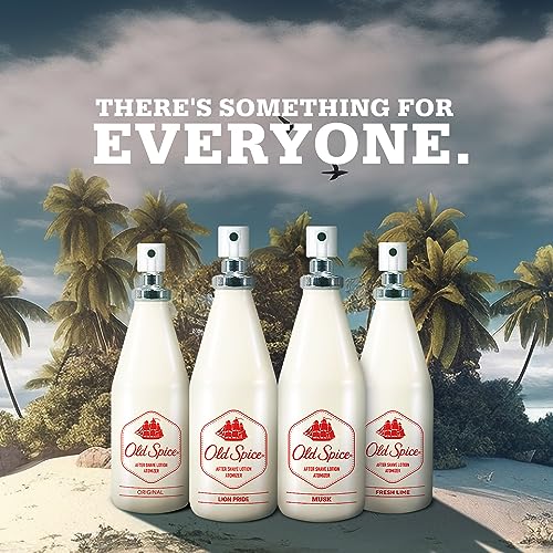 Old Spice ASL Atomised After Shave Lotion Fresh Lime - Cool, Aromatic and Fresh, 150ml