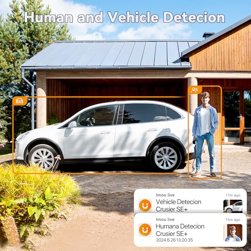 Imou Cruiser SE+ 2K Camera, Outdoor Security Camera for Home, WiFi CCTV Camera for Home, Surveilliance Camera with 360° Coverage, Human/Motion Detection, Smart Night Vision, IP66, Two-Way Talk, Alexa