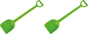 Hape Mighty Sand Shovel Beach And Garden Toy Tool Beach Toy For Toddlers Perfect As Outdoor Travel Toys - Green L: 15.7, W: 1.2, H: 3.5 inch (Pack of 2)