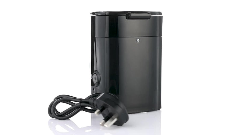 BLACK+DECKER Coffee Maker, 350W, 125ml Water Tank, Compact One-Cup Coffee Machine with Ceramic Mug, Auto Shut-Off, Durable Nylon Filter, One-Button Control, For Drip Espresso, Black - DCM25N-B5