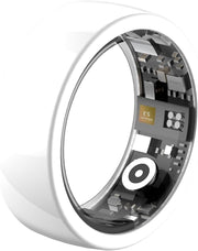 Riversong Smart Ring with Nano Ceramic Design, 24/7 Heart Rate & Sleep Monitor, SP02 Tracking, Activity & Calories Tracking, 3-Day Battery, IP68 Water Resistant, Compatible with iOS & Android