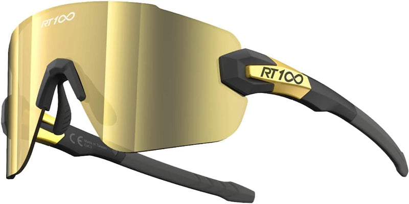 RT100 RIDE YOUR WAY Professional wrap around Frameless Cycling Sunglasses for Men and Women