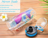 Home Tune Cute Water Bottle for School Kids Girls, BPA FREE Tritan & Leak Proof Flip Top Lid & Easy Clean & Carry Handle, 23oz/ 680ml (Mermaid, 23oz)