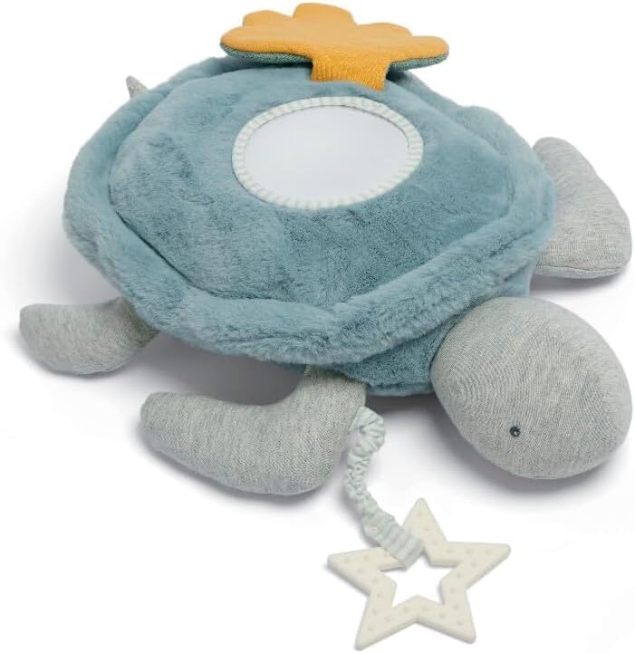 Mamas & Papas Interactive Activity Baby Playmat & Gym, Welcome to The World, Blue
