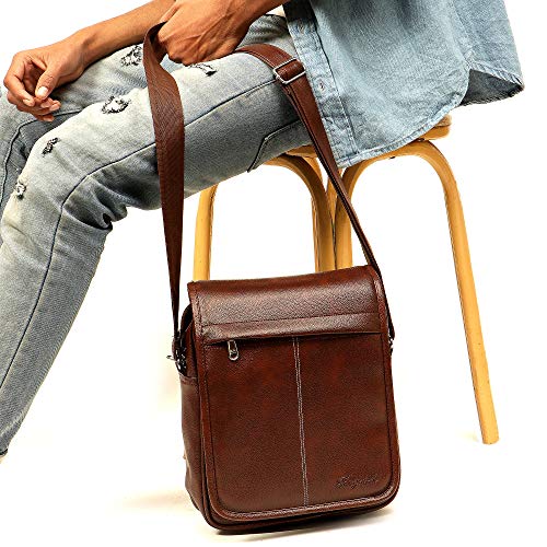 Bagneeds Crossbody Synthetic Leather Unisex Sling Bag For Multi-Purpose use