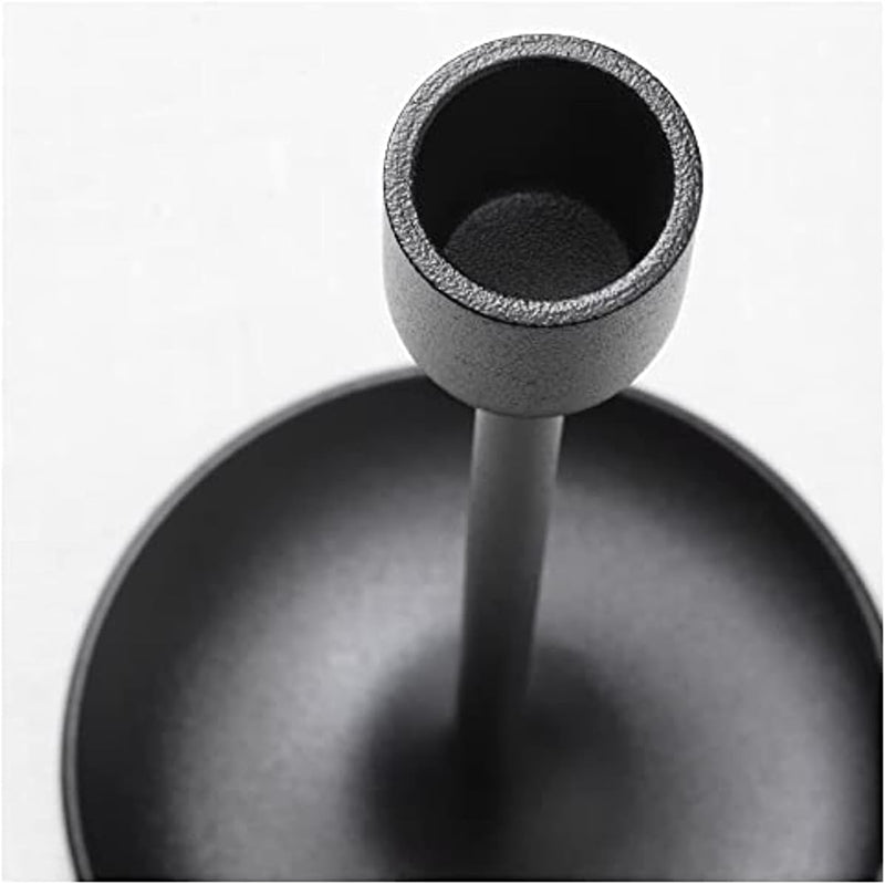 YACMMY Matte Black Candle Holders Set of 3 for Taper Candles, Decorative Candlestick Holder for Wedding, Dinning, Party.