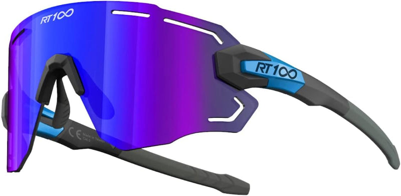 RT100 RIDE YOUR WAY Professional wrap around Frameless Cycling Sunglasses for Men and Women