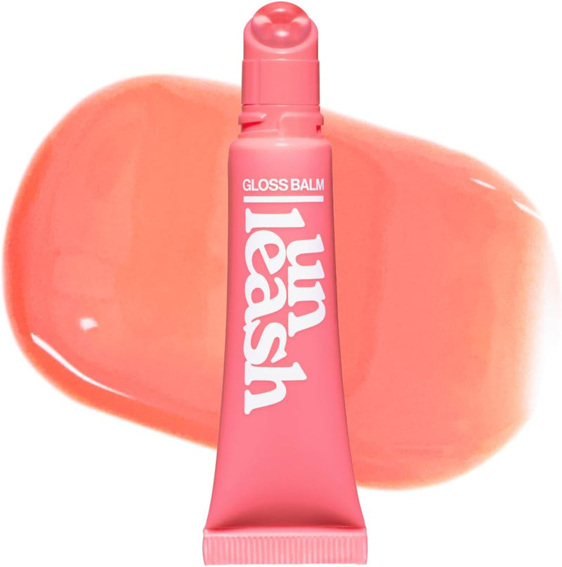 Sunset Dazzle Lip Gloss Balm, Hydrating Tinted Lip Balm with Glossy Shimmer, Lightweight & Moisturizing Vegan Formula with Peptides, Vitamin C & Vitamin E (No.0 Waikiki) 0.35 oz - No.2 Bondi