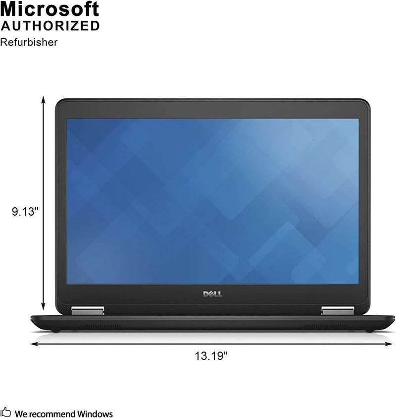 Dell (Refurbished) Latitude E7470 14in Laptop, Core i5-6300U 2.4GHz, 8GB Ram, 256GB SSD, Windows 10 Pro 64bit
