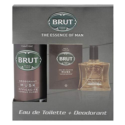 Brut Musk For Men, Eau De Toilette Perfume 100 ML + Deodorant Spray, 200 ML, Combo Pack