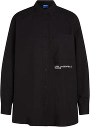 Women Karl Lagerfeld Jeans Relaxed Shirt Shirt (pack of 1) - black