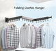 SKYISOK Foldable Clothes Hanger Wall Mount Retractable Cloth Drying Rack Indoor Outdoor Aluminum Home Laundry Clothesline Space Saving