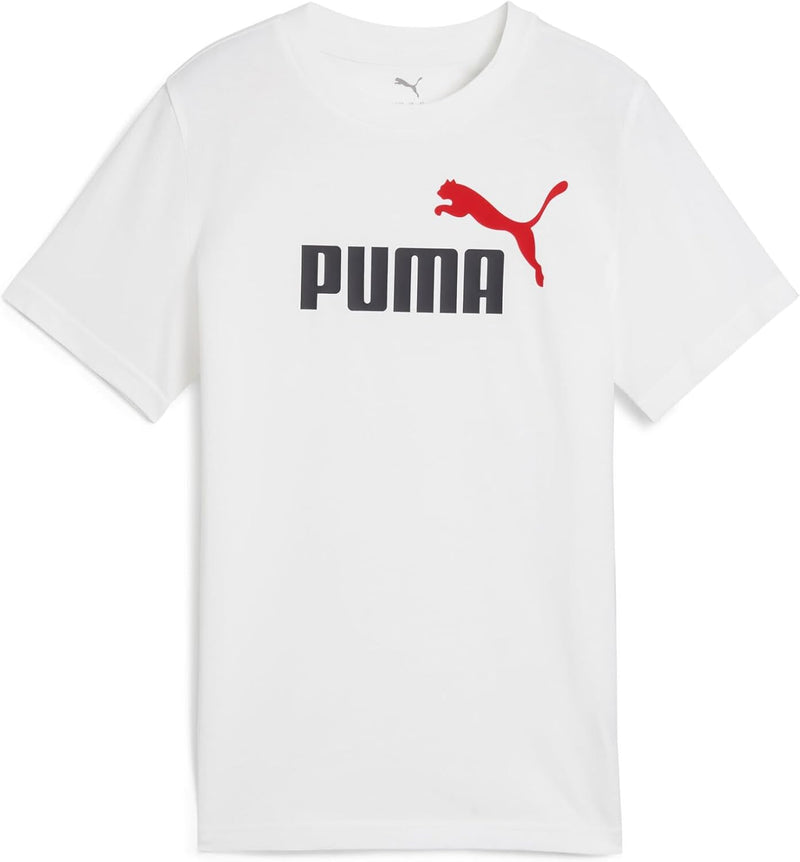 Unisex Kids ESS 2 COLOR No.1 Logo Tee Sportstyle Kids (pack of 1) - White