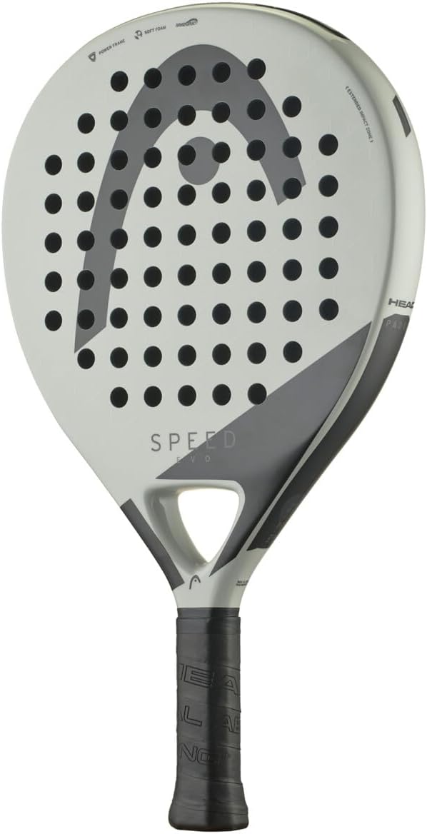 HEAD Evo Speed 2025 Padel Racquet - Provides balance between control and Power, for beginners and recreational players, Teardrop
