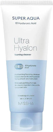 SUPER AQUA ULTRA HYALRON FOAMING CLEANSER - Fresh 200ML (Pack of 1)