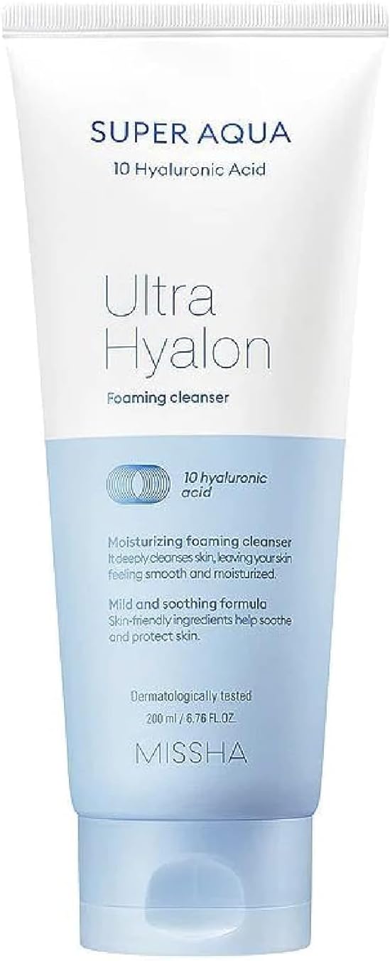 SUPER AQUA ULTRA HYALRON FOAMING CLEANSER - Fresh 200ML (Pack of 1)