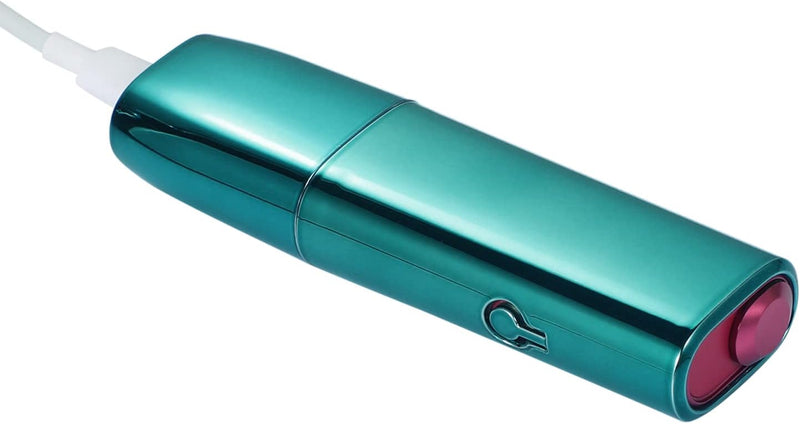 Phosyder Hard Plastic Case Compatible with IQOS ILUMA ONE, Coated with Plating (Green)