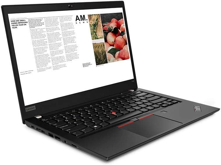 Lenovo ThinkPad T490 14.0" FHD (1920x1080) 250 nits IPS Anti-Glare Display - Intel Core i5-8265U Processor, 16GB RAM, 512GB PCIe-NVMe SSD, Windows 10 Pro 64-bit (Renewed)