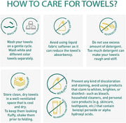 6 Piece Towel Set Luxury Hotel Quality 600 GSM 100% Turkish Genuine Cotton, 2 Bath Towels, 2 Hand Towels, 2 Washcloths, Super Soft & Absorbent - (Bright White, 6 Piece Towels)