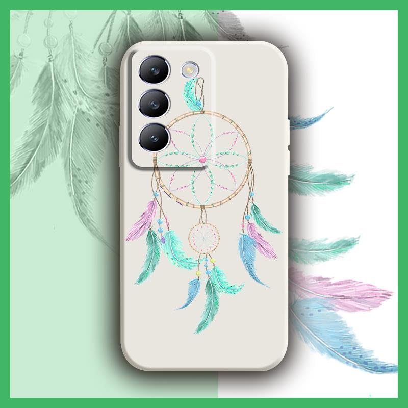 Lulumi-Phone Case For VIVO Y100 5G Indonesia/Y200E 5G/V30 Lite, phone cover Silicone mobile phone case Solid color protective cell phone cover Durable Skin feel silicone Soft Case