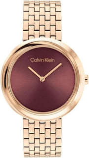 TWISTED BEZEL Women Watch, Analog - MAUVE / ROSE GOLD