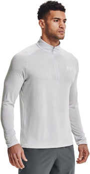 Mens Tech Top - Long sleeve (pack of 1) - Halo Gray / / White