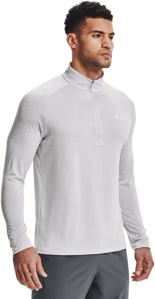 Mens Tech Top - Long sleeve (pack of 1) - Halo Gray / / White