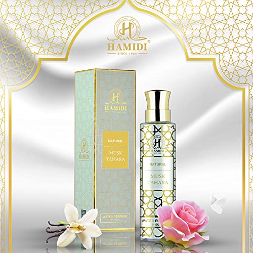Hamidi Non Alcoholic Natural Musk Water Perfumes for Unisex 100ML - Perfumes Set - PACK OF 4 - Black - Hamidi - Signature - Tahara - perfume for men - perfume for women - fragrance - Offers
