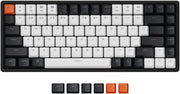 K2 Wireless Bluetooth/USB Wired Mechanical Gaming Keyboard, Hot-swappable 75% Layout 84 Keys RGB LED, Aluminum Frame for Mac Windows, Gateron G Pro Brown Switch, Version 2 - Gray with RGB lighting