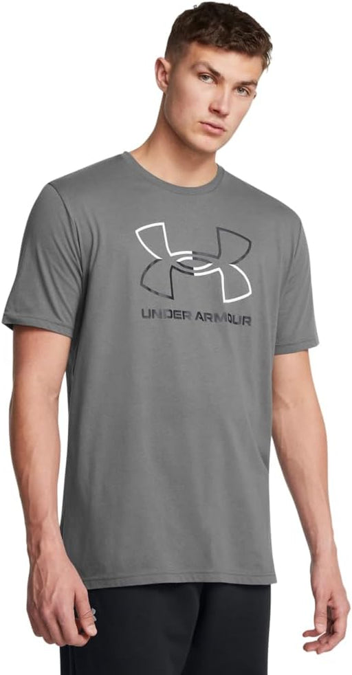 mens Global Foundation Short Sleeve T Shirt T-Shirt - (028) Castlerock / / Black