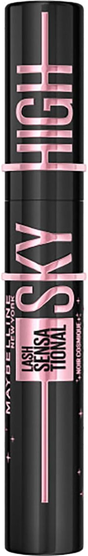 Maybelline New York Lash Sensational Sky High Washable Mascara Makeup, Volumizing, Lengthening, Defining, Curling, Multiplying, Buildable Formula, Cosmic Black - Cosmic Black 14 ml (Pack of 1)