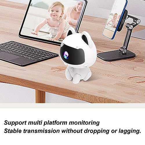 BusoTh Indoor Security Camera, Wireless Security Camera Baby Monitor Robot Pet Shape, Two Way Voice Motion Detection Indoor Monitoring Camera with Cloud Storage for Home Security
