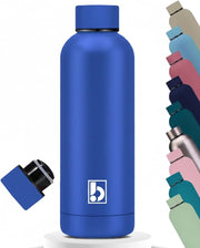 Water Bottle Stainless Steel, Drinking Thermos Double Wall Insulated Water Bottles for Hot and Cold Water Kids School Hydro Flask Water Bottle for Gym Office Water Bottle (TEA PINK 750ML) - RAYAL BLUE 750ML