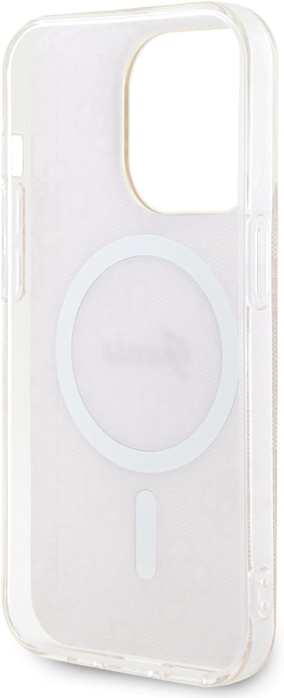 CG MOBILE Guess HC Magfit 4G Case For iPhone 15 Pro (Pink)
