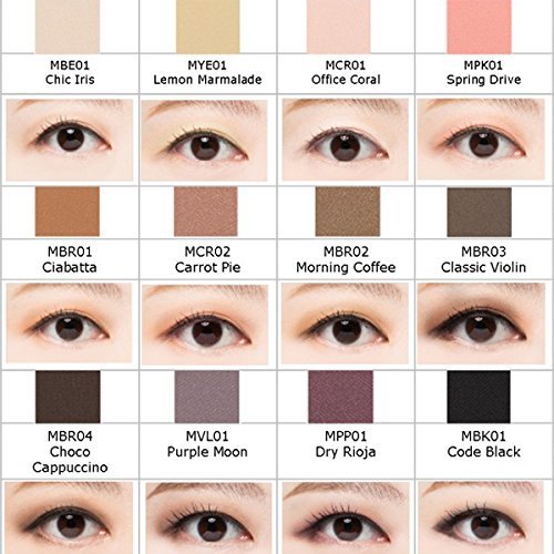 Missha Modern Eye Shadow Glitter, Mbr 04 Choco Cappuccino, 1.8G
