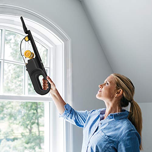 Shark Handheld Cordless Vacuum Cleaner with Pet Tool, Crevice Tool & Dusting Brush, 80 W, 0.45 liters, 10 Minute Run-Time, Washable Filter, Black & Yellow, CH950UKT