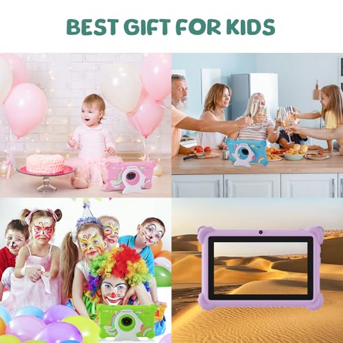 C idea 7 inch Kids Tablet,Android 12 Tablets for Kids,6GB RAM흯 ROM,Smart Tablet PC for Gift,CM88 (Green)