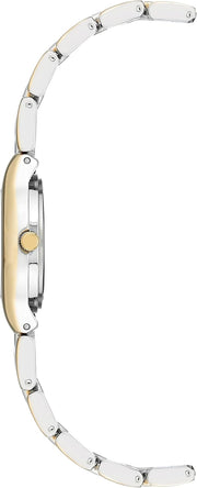 Women's Date Function Bracelet Watch - silver