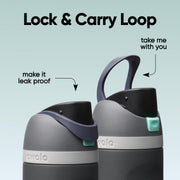 FreeSip - Stainless Steel - 24-oz. - Grey/Teal (Foggy Tide) (Amazon) (A7) - 24 Ounces Foggy Tide