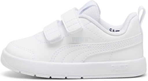 Courtflex unisex-baby Sneakers - PUMA White-PUMA White-Silver Mist