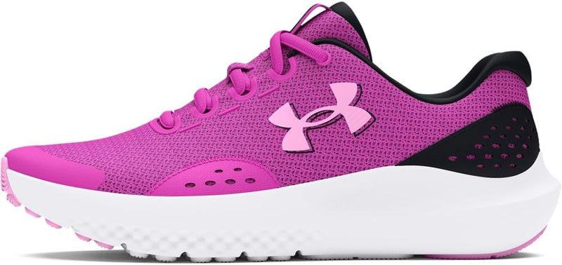 UA BGS Surge 4 unisex child Shoes - Vivid Magenta / Black / Stellar Pink