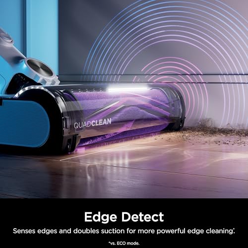 Shark IW3511 Detect Pro Auto-Empty System, Cordless Vacuum with HEPA filter, QuadClean Multi-Surface Brushroll, Up to 60-Minute Runtime, includes 8" Crevice Tool & Pet Multi-Tool, White/Beats Brass